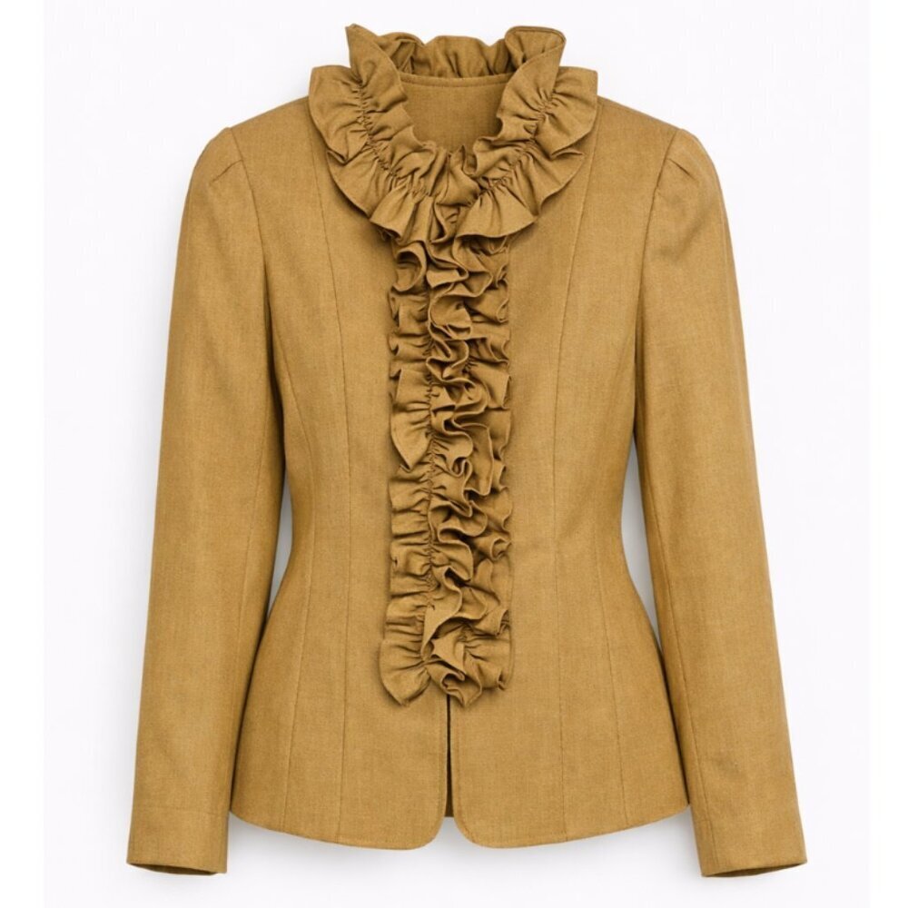 TAHARI Arthur S. Levine Ruffles Blazer / Jacket - 2 - Picture 1 of 10